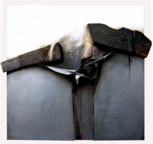 Auschwitz-Zyklus "... dass sie leben - I", 1996, 125 x 125 cm